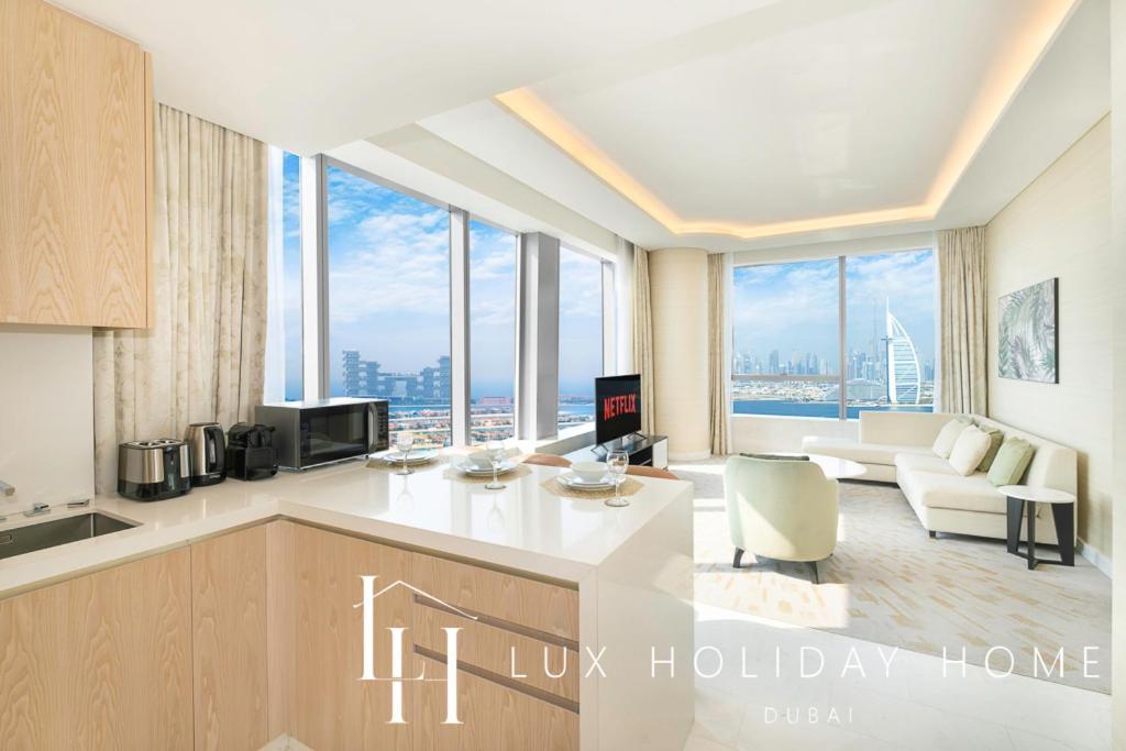 Lux Iconic Views At The Palm Tower Suite 4 Дубай Екстер'єр фото